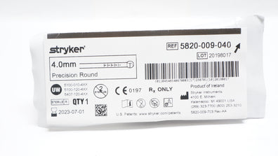 Stryker 5820-009-040 Precision Round 4.0mm (x)